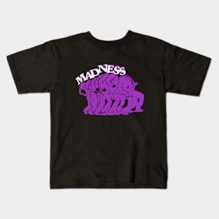 Vintage Madness - Distressed Purple Kids T-Shirt